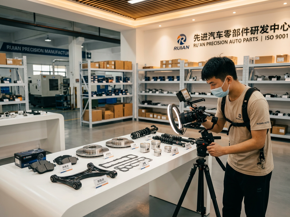 瑞安汽配产品视频拍摄